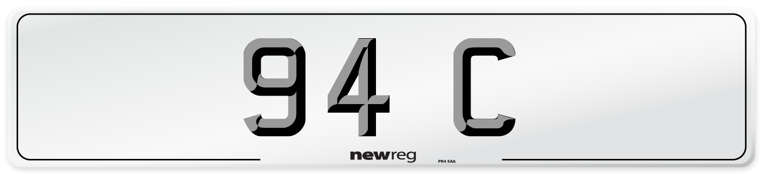 94 C Number Plate from New Reg